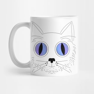 Big Eyed Cat V8 Mug